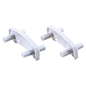 Directe verbinder MECANO set van 2, wit