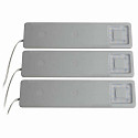 HEITRONIC LED Under cabinet luminaire CORTINA, set of 3, SMD, 24W, 12V DC, 2900-6500K, silver, dimmable
