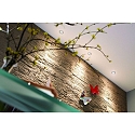 HEITRONIC Spot SR68 rond, draaibaar, met stekker IP44, chroom mat 