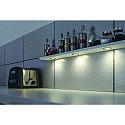 HEITRONIC Spot LED24 rond, stijf, met stekker IP44, rvs 