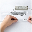 HEITRONIC Onderbouwarmatuur MECANO kort IP20, wit dimbaar 2,5W 150lm 3000K CRI 82 15cm