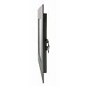 HEITRONIC Wand- en plafondarmatuur TOULOUSE groot, hoekig IP44, gepoedercoat, zilver mat dimbaar