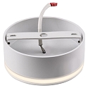 HEITRONIC LED Downlight AURORA with side light ring, IP44, � 9,5cm, 10W 3000K 830lm, white