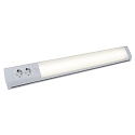 HEITRONIC Cabinet luminaire BONN, LED, warm white, with 2 sockets, 15W
