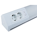 HEITRONIC Cabinet luminaire BONN, LED, warm white, with 2 sockets, 15W