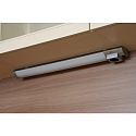 HEITRONIC Onderbouwarmatuur DETMOLD met schakelaar, met stopcontact IP20, zilver mat  8W 420lm 3000K 120� 120� CRI 80 67.9cm