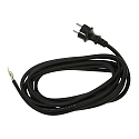 HEITRONIC Grondspies met open kabel, zwart