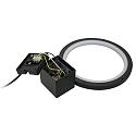 HEITRONIC Wandarmatuur voor buitenshuis KALEO LED rond IP54, grafiet 