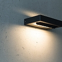 HEITRONIC LED Outdoor luminaire CORDOBA Wall spot, 12W, 90�, 3000K, 600lm, IP54, anthracite