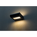 HEITRONIC Wandarmatuur voor buitenshuis ESTILO kantelbaar IP54, grafiet 