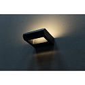 HEITRONIC Wandarmatuur voor buitenshuis ESTILO kantelbaar IP54, grafiet 
