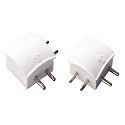 Hoekverbinder MICANO met stekker, wit
