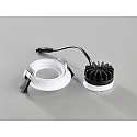 HEITRONIC downlight DL6808 round IP54, white dimmable
