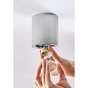 Downlight ADL9001 rond, draaibaar GU10 IP20, aluminium geborsteld dimbaar