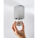 Downlight ADL9001 rond, draaibaar GU10 IP20, aluminium geborsteld dimbaar