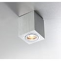 Downlight ADL8001 hoekig, draaibaar GU10 IP20, aluminium geborsteld dimbaar