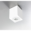 Downlight ADL8001 hoekig, draaibaar GU10 IP20, wit dimbaar