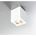 HEITRONIC Downlight ADL8001 hoekig, draaibaar GU10 IP20, wit dimbaar