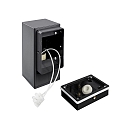 HEITRONIC Wandarmatuur voor buitenshuis GALERA 1-vlams GU10 IP54, antraciet 