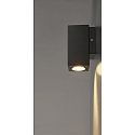 HEITRONIC Wandarmatuur voor buitenshuis GALERA 1-vlams GU10 IP54, antraciet 