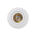 Plafondarmatuur voor buiten DL8002 CCT Switch, cardanisch draaien IP65, wit dimbaar