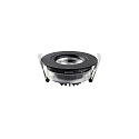 HEITRONIC Downlight DL6809 draaibaar, roteerbaar, Dim-To-Warm IP44, zwart dimbaar