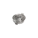 HEITRONIC Downlight DL6809 draaibaar, roteerbaar, Dim-To-Warm IP44, nikkel mat dimbaar