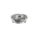 HEITRONIC Downlight DL6809 draaibaar, roteerbaar, Dim-To-Warm IP44, nikkel mat dimbaar