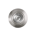 HEITRONIC Downlight DL6809 draaibaar, roteerbaar, Dim-To-Warm IP44, nikkel mat dimbaar