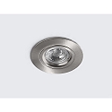 HEITRONIC Downlight DL6809 draaibaar, roteerbaar, Dim-To-Warm IP44, nikkel mat dimbaar