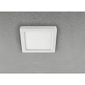HEITRONIC LED Panel SELESTO, Clip-on System, 164mm, 12W, 3000/4000/6000K, 1100lm, square, IP20, white