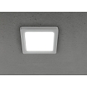 HEITRONIC LED Panel SELESTO, Clip-on System, 164mm, 12W, 3000/4000/6000K, 1100lm, square, IP20, white
