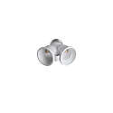 HEITRONIC Lamp socket adapter plastic  DUO E27 to 2 x E27 max. 2 x 60W