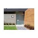 HEITRONIC wall and ceiling luminaire TELLA round IP65, anthracite 