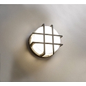 HEITRONIC Wand- en plafondarmatuur CIRCULA rond, met rooster IP65, antraciet 