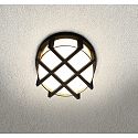 HEITRONIC Wand- en plafondarmatuur CIRCULA rond, met rooster IP65, antraciet 