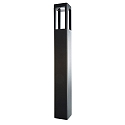 outdoor floor lamp TOSKANA II square, switchable, set back IP65, anthracite 