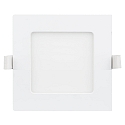 HEITRONIC ceiling recessed luminaire LE MANS square IP44, white dimmable