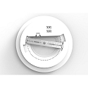 HEITRONIC surface / recessed luminaire ALLROUNDER standard, on/off IP20, white 