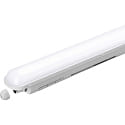 HEITRONIC damp-proof luminaire SNAKE 150CM impact resistant, switchable IP65, white matt 