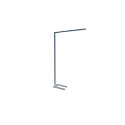 floor lamp LINEAR up / down IP20, silver dimmable