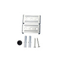 HEITRONIC damp-proof luminaire SHARK-X switchable IP65, white 