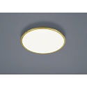Plafondarmatuur RACK rond IP20, gesatineerd, bladgoud dimbaar