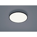 Plafondarmatuur RACK rond IP20, gesatineerd, zwart mat dimbaar
