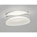 Helestra LED Ceiling recessed luminaire SKA LED, IP20, glass partially satined