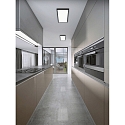Helestra Plafondarmatuur RACK IP20, gesatineerd, wit mat dimbaar