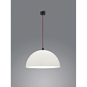 pendant luminaire DORO E27 IP20, red, black matt, white