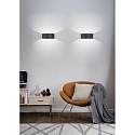 Helestra LED Wall luminaire FOSCA LED, IP20, white matt