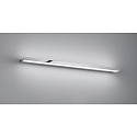 Spiegelarmatuur SLATE 90 IP44, chroom, gesatineerd 