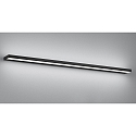 LED Wall luminaireSLATE 120 LED Mirror lamp IP44 black matt